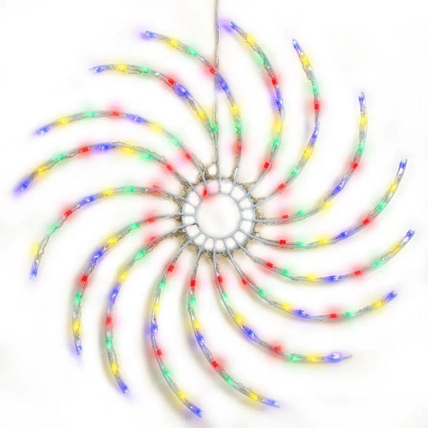 Jingle Jollys Christmas Motif Lights LED Spinner Light Waterproof Colourful Deals499