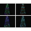 Jingle Jollys Christmas Tree 1.8M 6FT LED Xmas Multi Colour Lights Optic Fibre Deals499