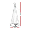 Jingle Jollys Christmas Tree 2.1M 264 LED Xmas Trees Solar Power Multi Colour Deals499
