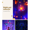 Jingle Jollys Christmas Tree 2.1M 264 LED Xmas Trees Solar Power Multi Colour Deals499