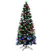 Jingle Jollys Christmas Tree 2.1M 7FT LED Xmas Multi Colour Lights Optic Fibre Deals499