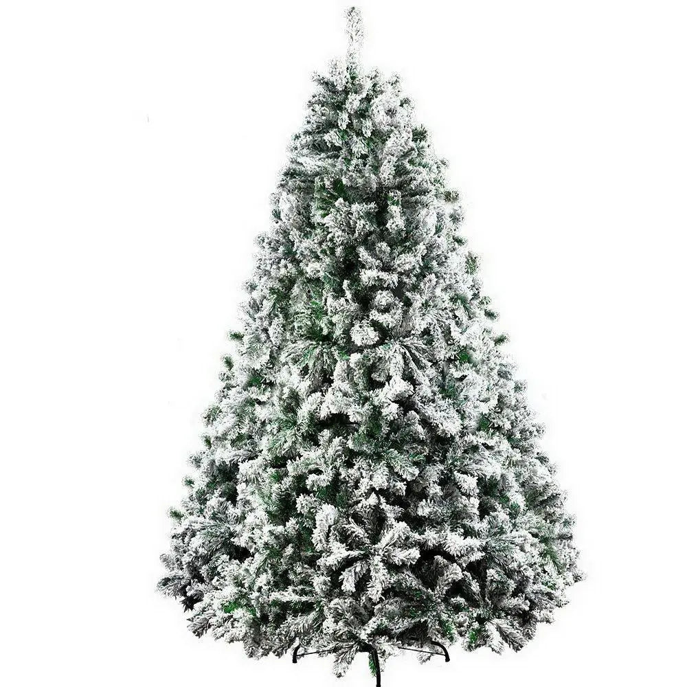 Jingle Jollys Christmas Tree 2.1M 7FT Xmas Decorations Snow Home Decor 1106 Tips Deals499