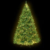 Jingle Jollys Christmas Tree 2.4M With 1488 LED Lights Warm White Green Deals499