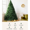 Jingle Jollys Christmas Tree 2.4M With 1488 LED Lights Warm White Green Deals499