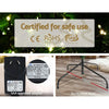 Jingle Jollys Christmas Tree 2.4M With 1488 LED Lights Warm White Green Deals499