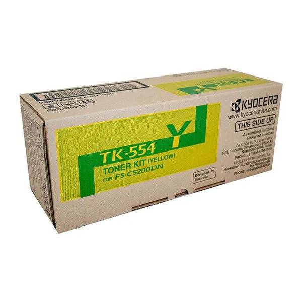 KYOCERA TK554 Yellow Toner KYOCERA