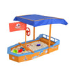 Keezi Boat-shaped Canopy Sand Pit Deals499