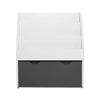 Keezi Kids Bookshelf Childrens Bookcase Organiser Storage Shelf Wooden White Deals499
