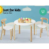 Keezi Nordic Kids Table Chair Set 3PC Desk Activity Study Play Children Modern Deals499