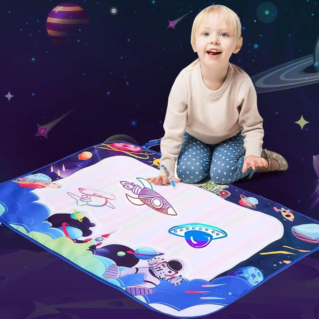 Kid Drawing Mat Large Aqua Doodle Water Painting Board Magic Pen Educational Toy Deals499