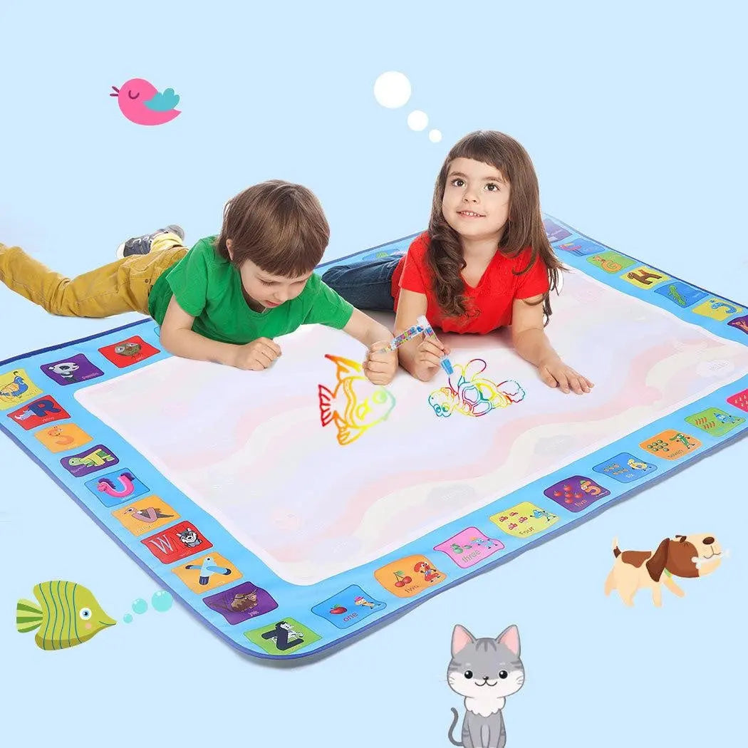 Kids Drawing Mat Aqua Doodle Board Water Painting Writing Magic Educational Toy Deals499