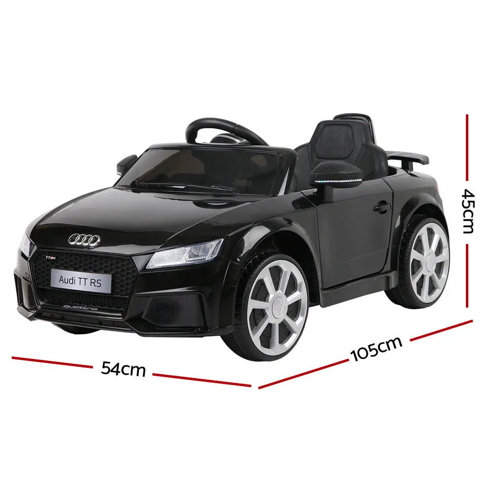Kids Ride On Car Audi Licensed TT RS Black Deals499