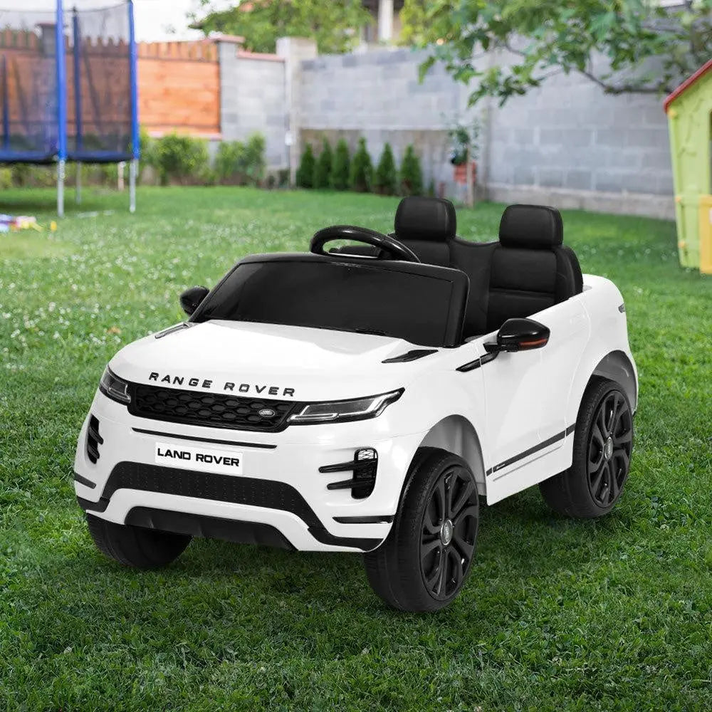 Kids Ride On Car Licensed Land Rover 12V Electric Car Toys Battery Remote White Deals499
