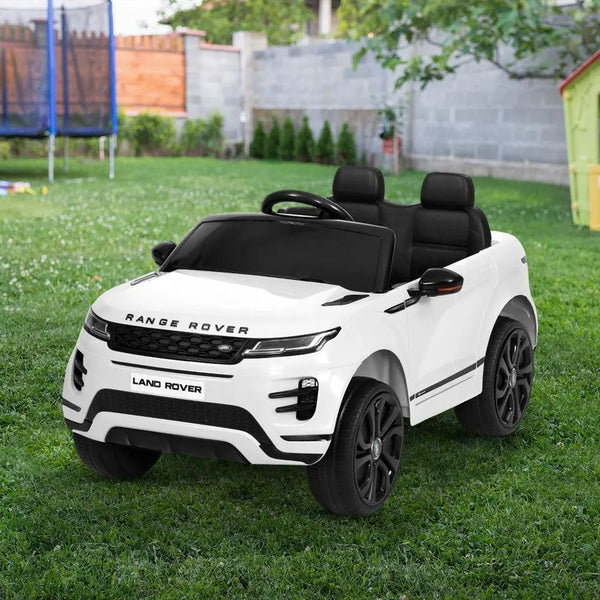 Kids Ride On Car Licensed Land Rover 12V Electric Car Toys Battery Remote White Deals499
