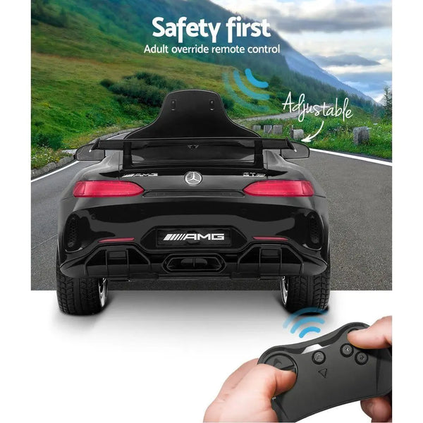 Kids Ride On Car MercedesBenz AMG GT R Electric Black Deals499