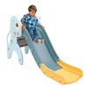 Kids Slide 135cm Long Basketball Hoop Ring Activity Center Toddlers Play Set Toy Blue Deals499