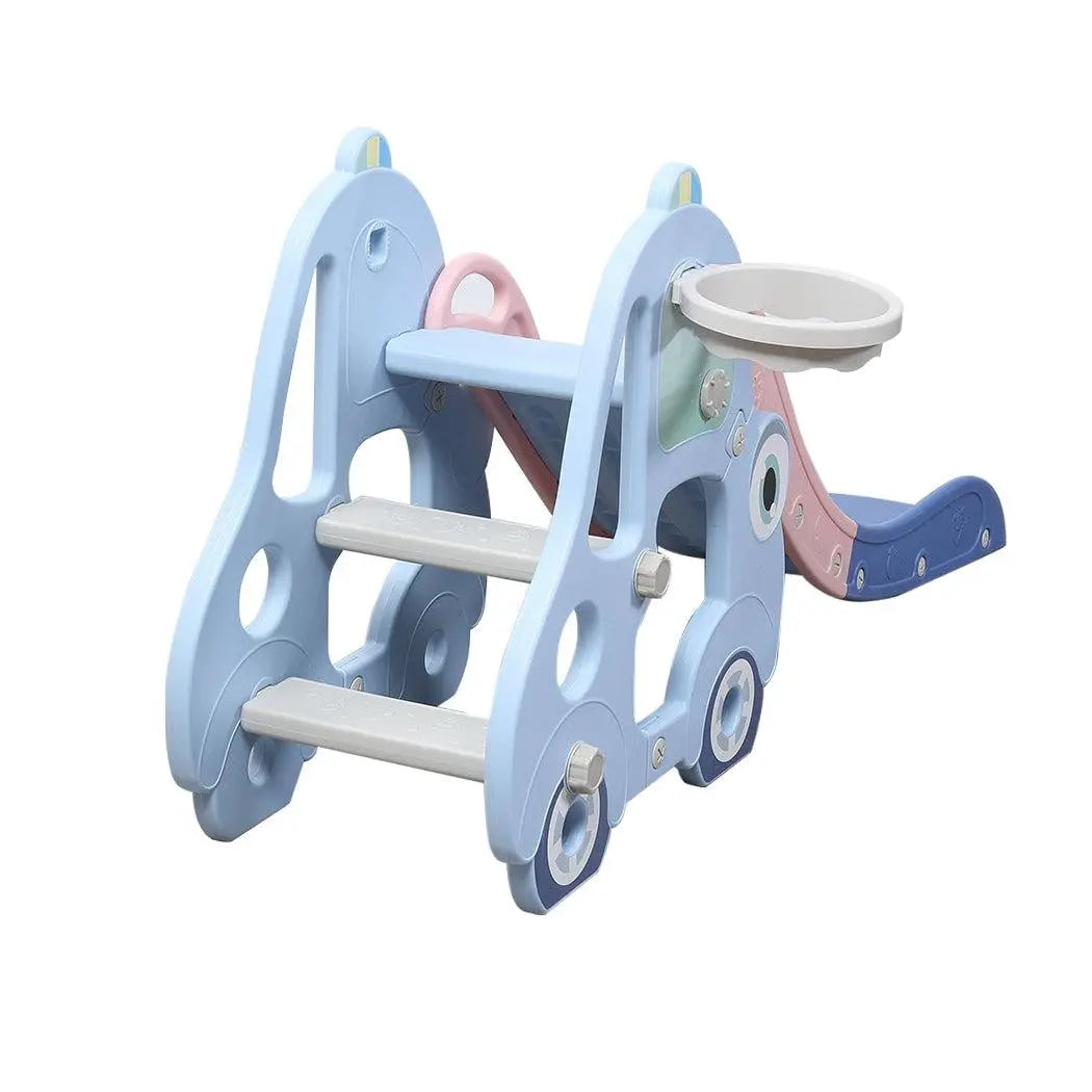 Kids Slide 135cm Long Basketball Hoop Ring Activity Center Toddlers Play Set Toy Deals499