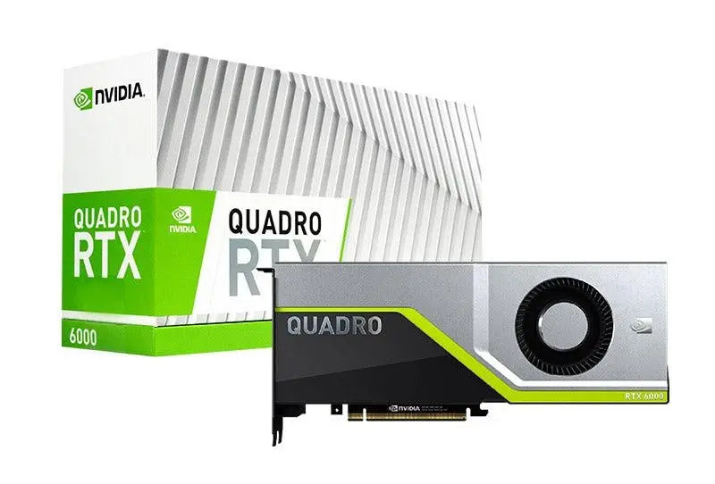 LEADTEK Quadro RTX6000 PCIe Workstation Card 24GB GDDR6 4xDP1.4 5K 4x4096x2160@120Hz 1xVirtualLink 384-bit 672GB/s 4608 Cuda 576 Tensor 72 RT LEADTEK