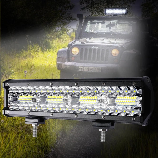LED Light Bar Work Flood Spot Beam Lamp Offroad Caravan Camping Strip Lights240W Deals499