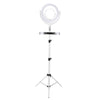 LED Ring Light with Tripod Stand Phone Holder Dimmable Studio Lamp Makeup Mirror White Deals499