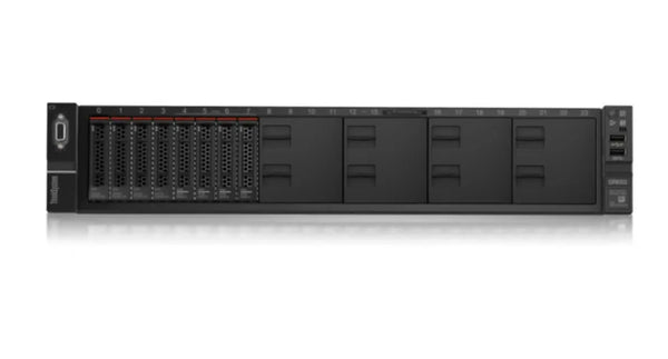LENOVO ThinkSystem SR650 2U Rack Server, 1x Intel Xeon Silver 4208, 1 x16GB 2Rx8, 8/24 x 2.5' HS HD Bays, HW RAID 930-8i PCIer, 1x750W, 3 Yr Warranty LENOVO