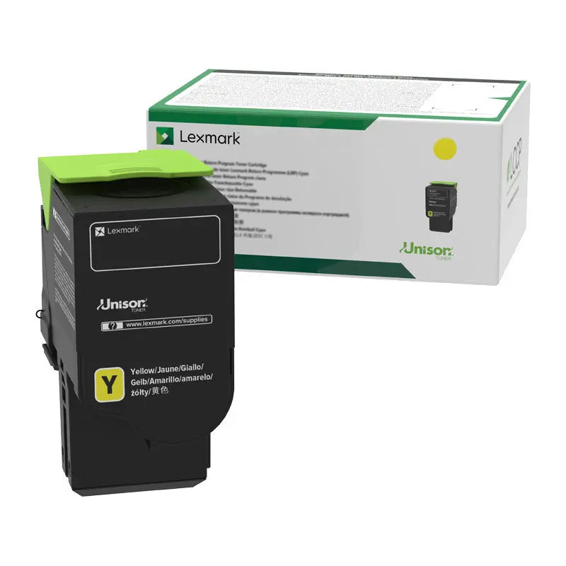 LEXMARK 78C6UYE UHY Yellow Toner LEXMARK