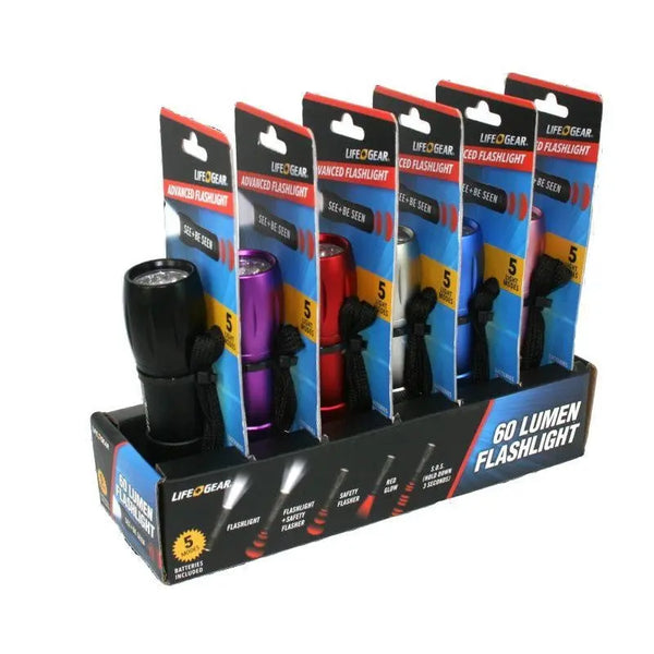 LIFEGEAR Mini Torch Retail 6Pk LIFE GEAR