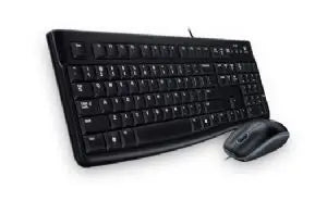 LOGITECH MK120 Keyboard & Mouse Combo Quiet typing and Spill resistant High-definition optpical tracking Thin profile 3yr wty LOGITECH