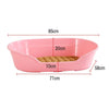 Large 85cm Plastic Pet Bed with Ventilation Holes Resting Plastic Dog Basket Deals499