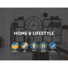 Large Colourful Wall Clock Kitchen  Office Retro Timepiece Deals499