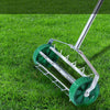 Lawn Aerator Roller Scarifier Rolling Steel Spike Tool Garden Yard Farm Grass Deals499