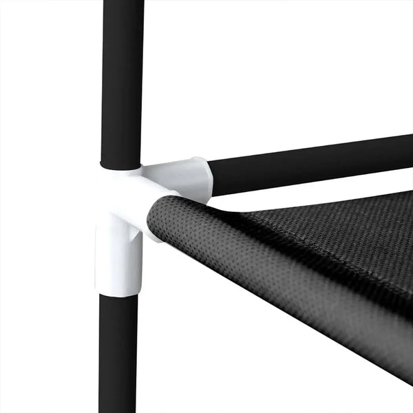 Levede 10 Tier Shoe Rack Portable Storage Cabinet Organiser Wardrobe Brown Cover Deals499