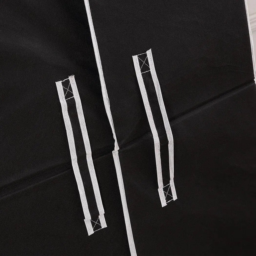 Levede 10Tiers Shoe Rack Portable Storage Cabinet Organiser Wardrobe Black Cover Deals499