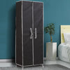Levede 10Tiers Shoe Rack Portable Storage Cabinet Organiser Wardrobe Black Cover Deals499