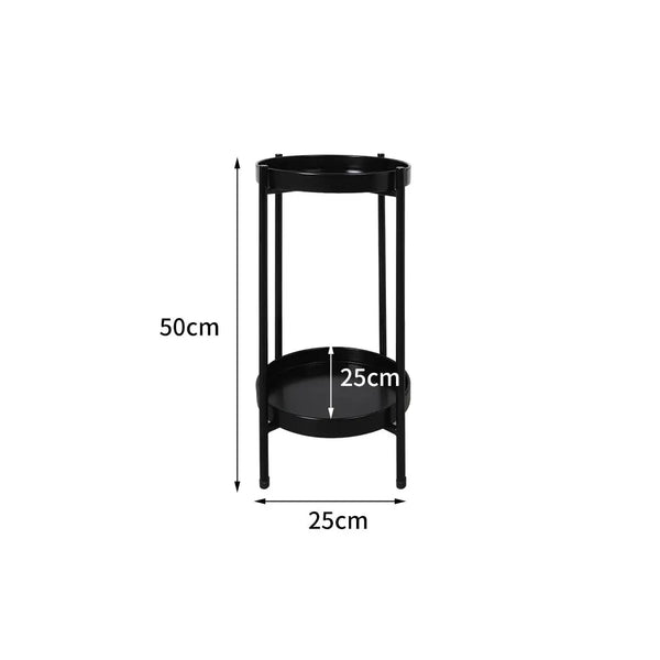 Levede 2 Tier Plant Stand Metal Flower Pot Rack Garden Shelf Outdoor Indoor Deals499
