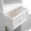 Levede 2 in 1 Bathroom Tallboy Furniture Toilet Storage Cabinet Laundry Cupboard Deals499