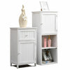 Levede 2 in 1 Bathroom Tallboy Furniture Toilet Storage Cabinet Laundry Cupboard Deals499