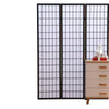 Levede 3 Panel Free Standing Foldable Room Divider Privacy Screen Black Frame Deals499