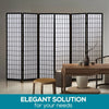 Levede 3 Panel Free Standing Foldable Room Divider Privacy Screen Black Frame Deals499