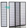 Levede 3 Panel Free Standing Foldable Room Divider Privacy Screen Black Frame Deals499