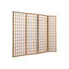 Levede 4 Panel Free Standing Foldable Room Divider Privacy Screen Wood Frame Deals499