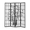 Levede 4 Panel Room Divider Screen Door Stand Privacy Fringe Wood Fold Bamboo Deals499