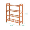 Levede 4 Tiers Bamboo Shoe Rack Storage Organizer Wooden Shelf Stand Shelves Deals499