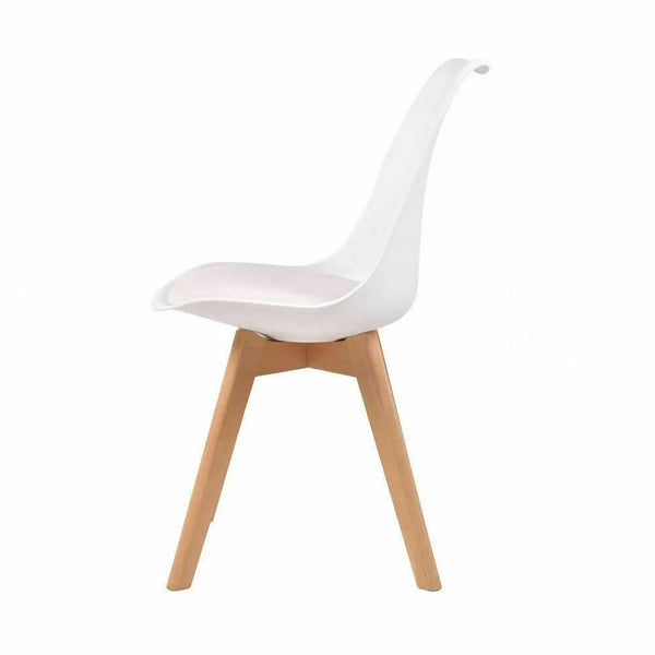 Levede 4x Retro Replica PU Leather Dining Chair Office Cafe Lounge Chairs Deals499