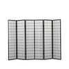 Levede 6 Panel Free Standing Foldable Room Divider Privacy Screen Black Frame Deals499