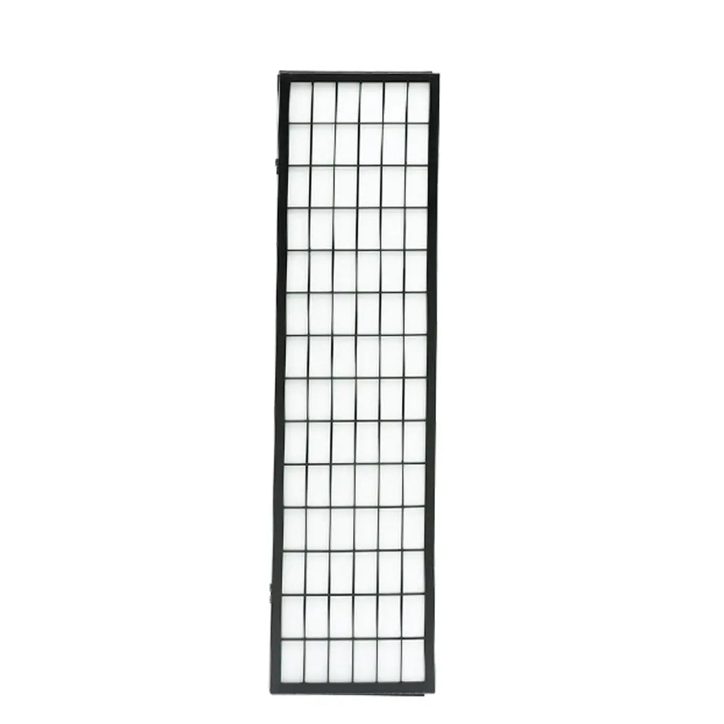 Levede 6 Panel Free Standing Foldable Room Divider Privacy Screen Black Frame Deals499