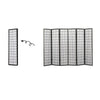 Levede 6 Panel Free Standing Foldable Room Divider Privacy Screen Black Frame Deals499