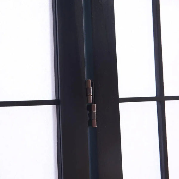 Levede 6 Panel Free Standing Foldable Room Divider Privacy Screen Black Frame Deals499