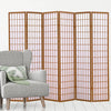 Levede 6 Panel Free Standing Foldable Room Divider Privacy Screen Wood Frame Deals499