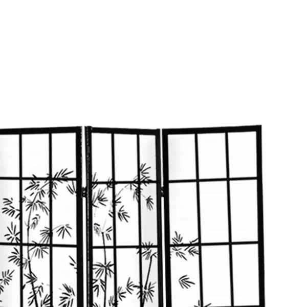 Levede 8 Panel Free Standing Foldable Room Divider Privacy Screen Bamboo Print Deals499